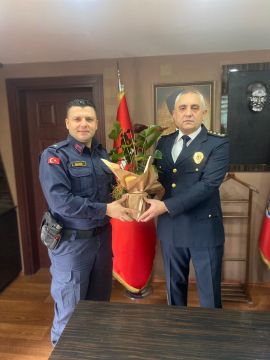 Kartepe Jandarma'dan kardeş teşkilat olan Emniyete anlamlı ziyaret