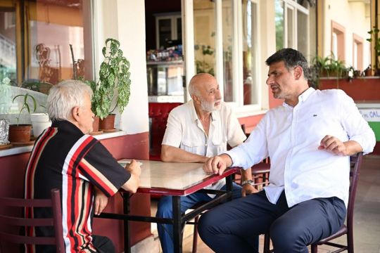 BAŞKAN KOCAMAN  DUMLUPINAR MAHALLESINDE İNCELEMEDE
