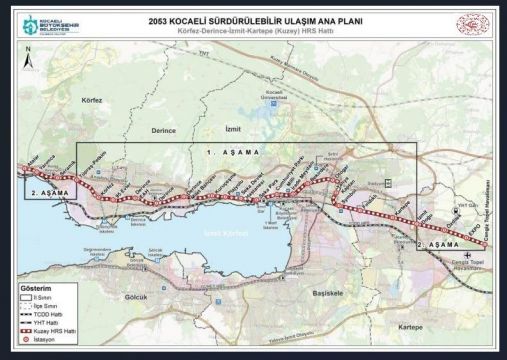 Kartepe Metro Hattı güzergahı belli  oldu