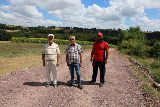 Büyükşehirle çiftçinin yolu hep açık