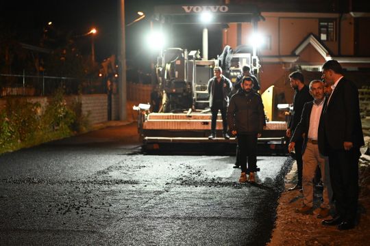 KARTEPE SARIMEŞE MAHALLESİ’NE 310 TON ASFALT