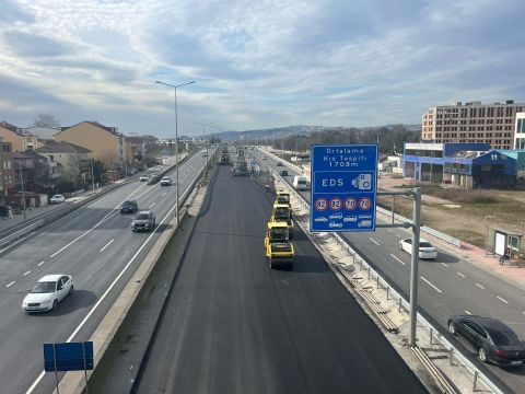 Stadyum yolunda İstanbul istikameti trafiğe açıldı