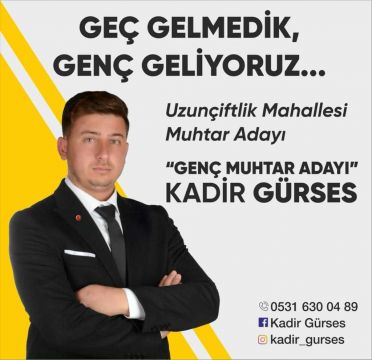 UZUNÇİFTLİK MUHTAR ADAYI GÜRSES İDDAALI