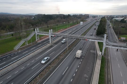 Stadyum bağlantı yolunda tamamlanan kısımlar trafiğe açıldı