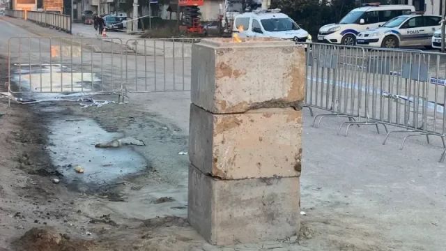 5 gündür yanan gazın çevresi betonla kapatıldı