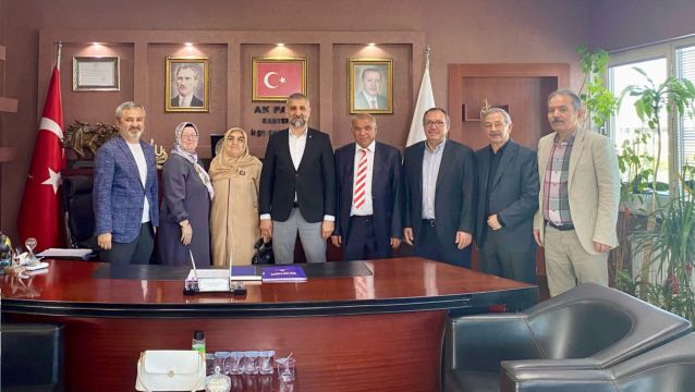 BAŞKAN ÇUN’DAN İLÇE BAŞKANLARINA ZİYARET