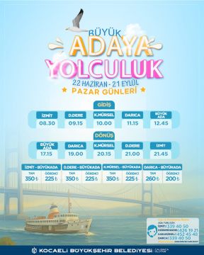 “Mehtap Turları” ve “Büyük Adaya Yolculuk” başlıyor