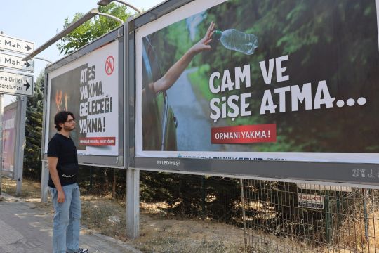 Büyükşehir orman yangınlarına  karşı farkındalığı artırıyor