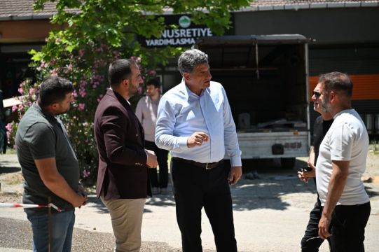 Başkan Kocaman, Nusretiye Meydan Projesini Yerinde İnceledi