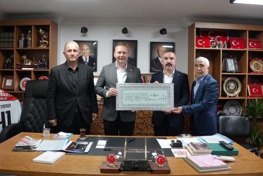 MHP Dilovası Teşkilatı’ndan İl Başkanı Enes Emengen’e Hayırlı Olsun Ziyareti