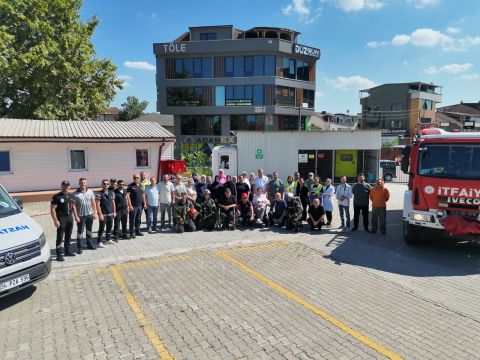 Afet planları sahada test edildi